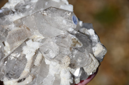 Himalayan "grey" quartz cluster