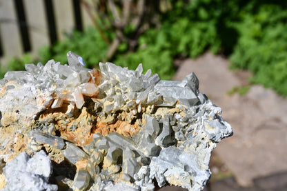 Himalayan quartz with chlorite cluster
