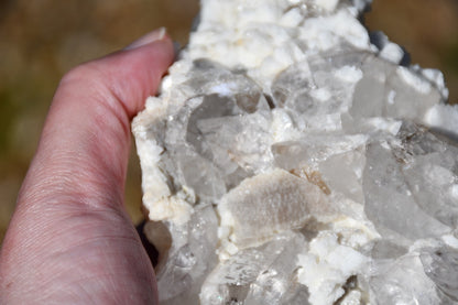 Himalayan "grey" quartz cluster