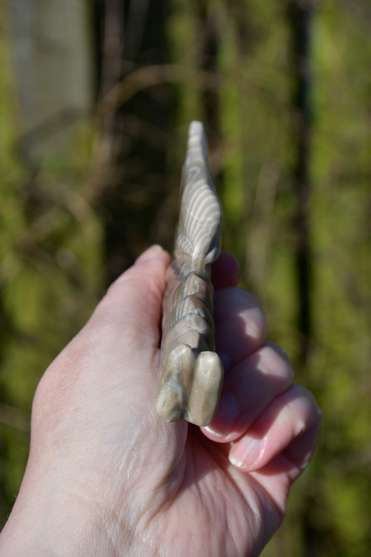 Polish flint dragon - Manus carve