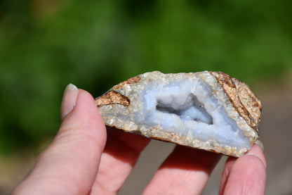 Blue lace agate trio
