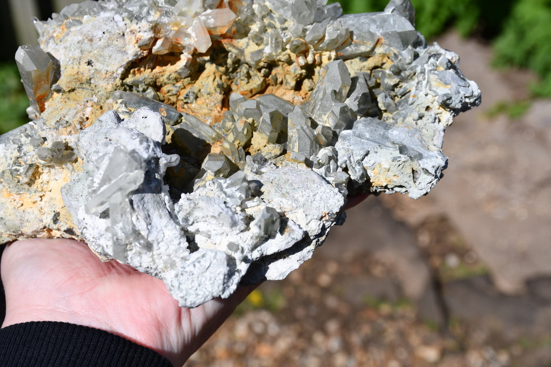 Himalayan quartz with chlorite cluster