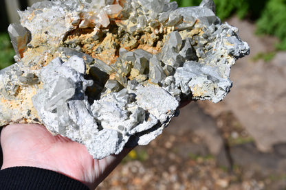 Himalayan quartz with chlorite cluster