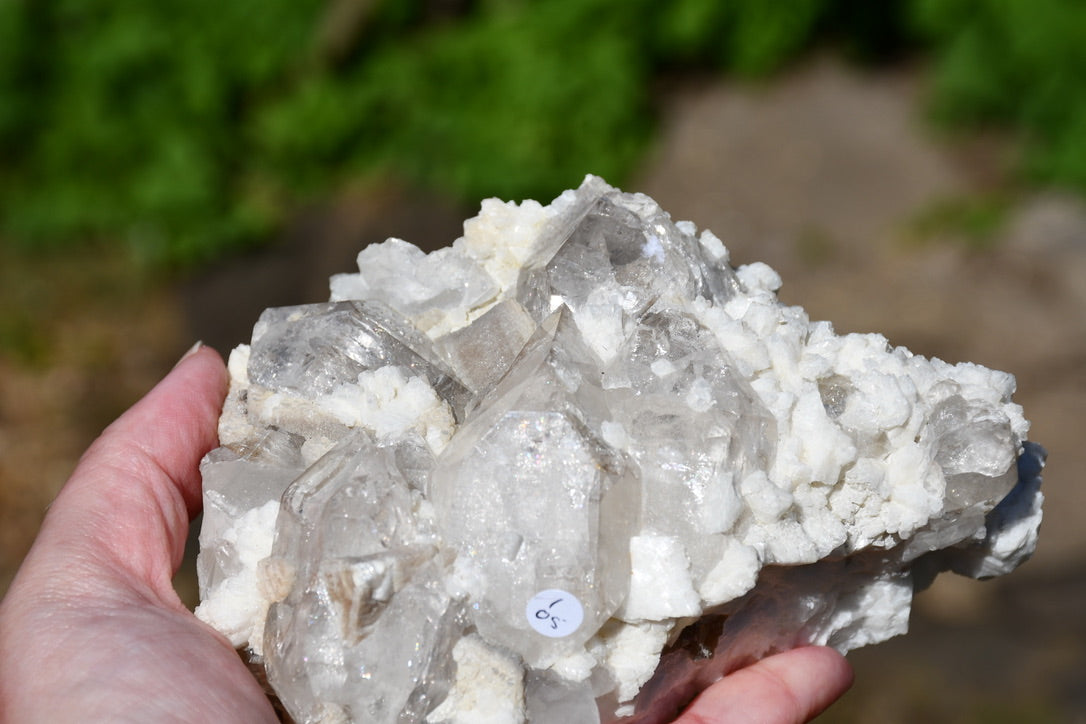 Himalayan "grey" quartz cluster