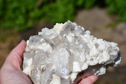 Himalayan "grey" quartz cluster