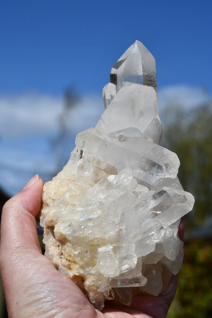 Himalayan clear quartz cluster