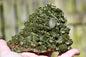 "fairy forest" epidote on quartz cluster