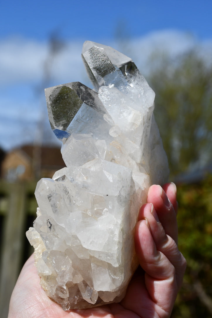 Himalayan clear quartz cluster