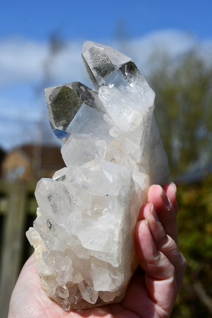 Himalayan clear quartz cluster