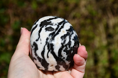 Zebra jasper skull carve
