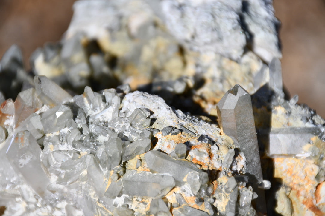 Himalayan quartz with chlorite cluster