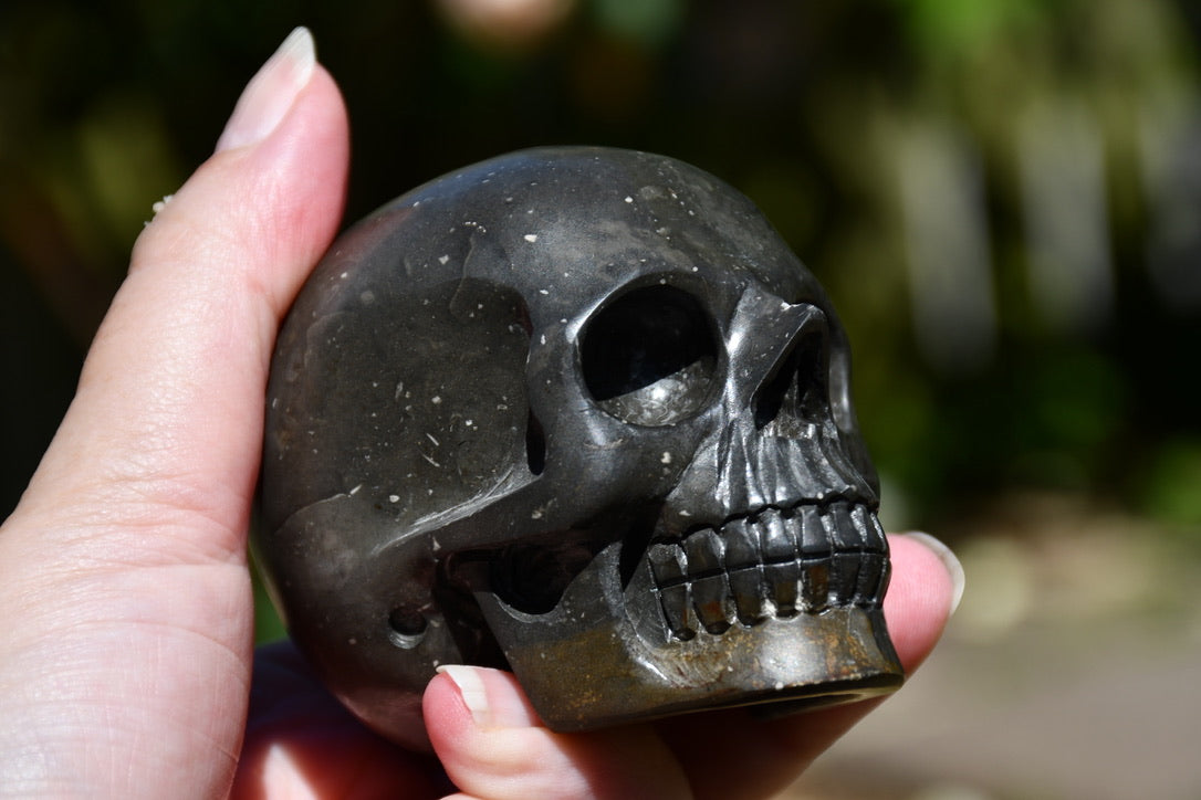 Avalon Stone Skull Carve