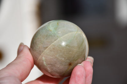 Green moonstone/Garnierite sphere