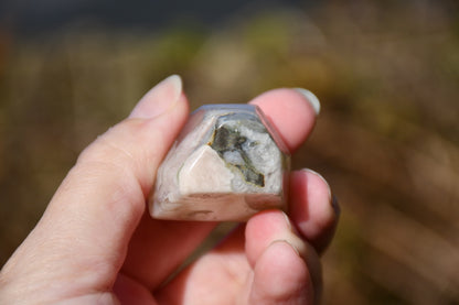 Flower agate freeform