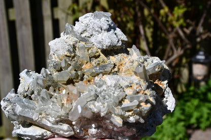 Himalayan quartz with chlorite cluster