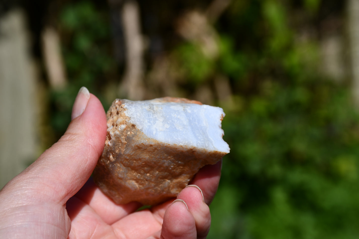 Blue lace agate trio