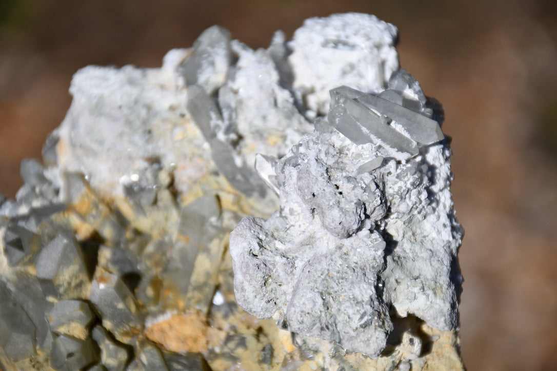 Himalayan quartz with chlorite cluster