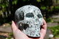 Kiwi jasper Mitchell Hedges inspired skull carve