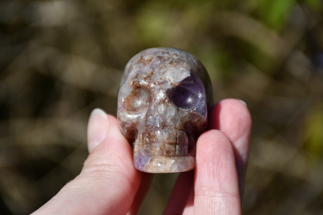 Skull carve mixed crystal bundle 10 pieces (+ 3 added extras)