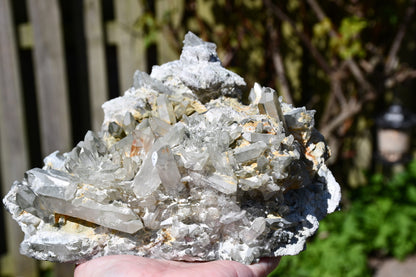 Himalayan quartz with chlorite cluster