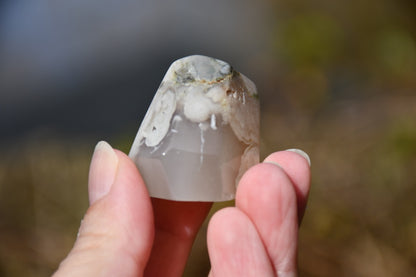 Flower agate freeform