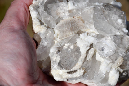 Himalayan "grey" quartz cluster