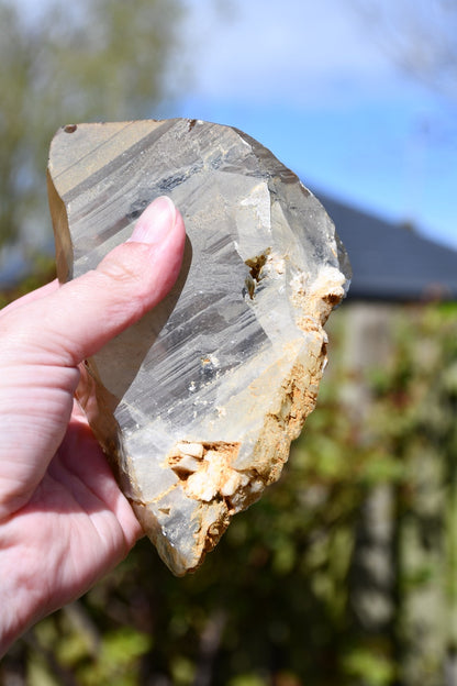 Himalayan quartz point - heavily included