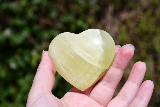 Calcite or quartz heart