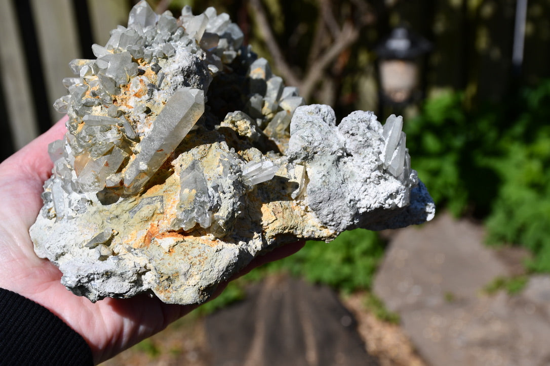 Himalayan quartz with chlorite cluster