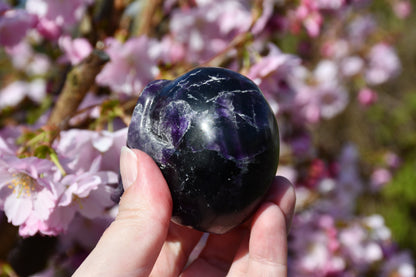 Purple fluorite skull