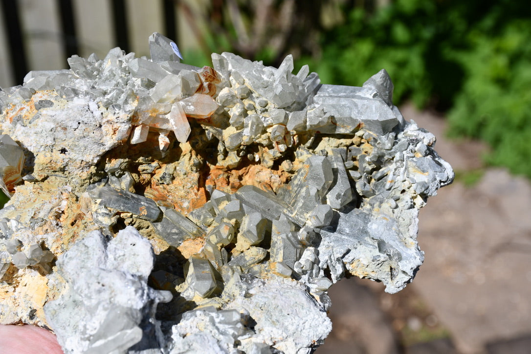 Himalayan quartz with chlorite cluster