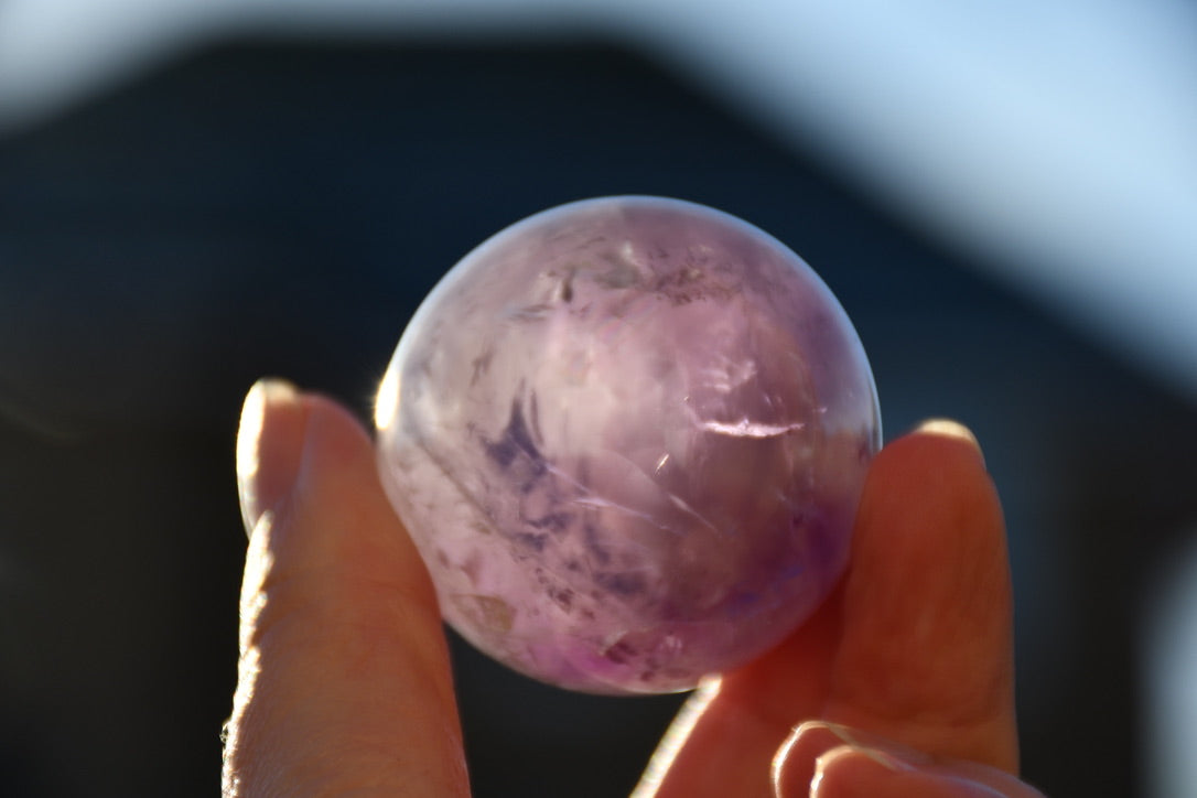 Amethyst sphere