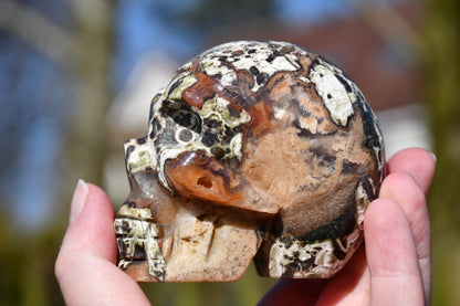 Rhyolite quartz skull
