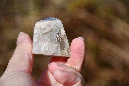 Flower agate freeform