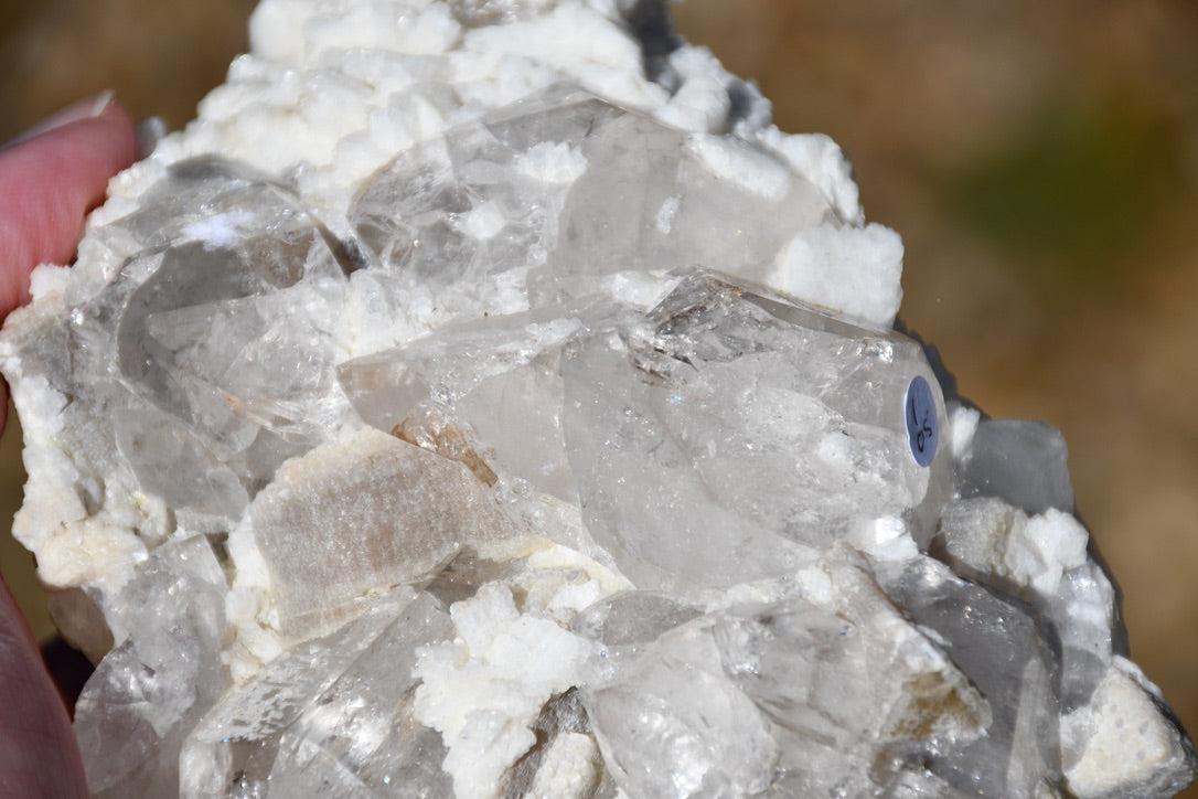 Himalayan "grey" quartz cluster