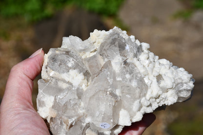 Himalayan "grey" quartz cluster