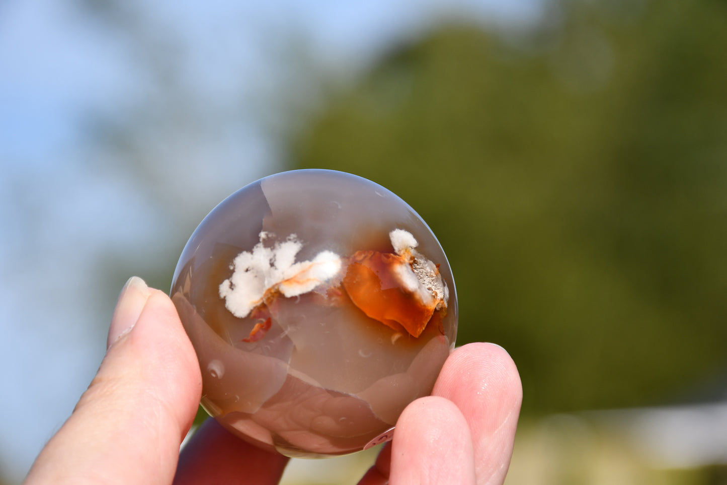Agate sphere