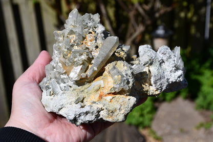Himalayan quartz with chlorite cluster