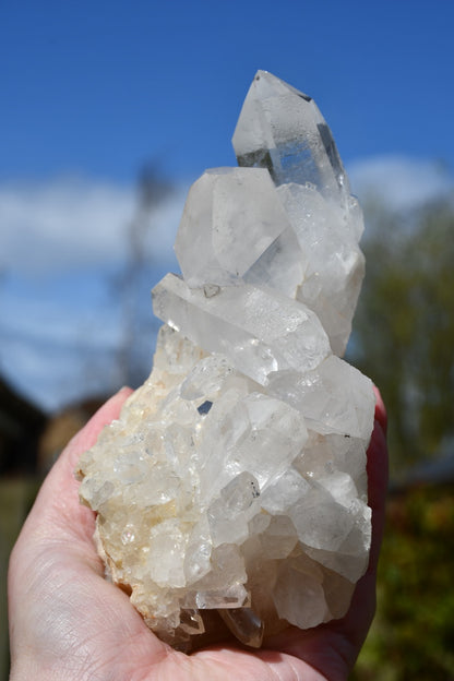 Himalayan clear quartz cluster
