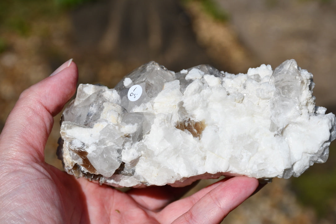 Himalayan "grey" quartz cluster