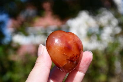 Carnelian heart