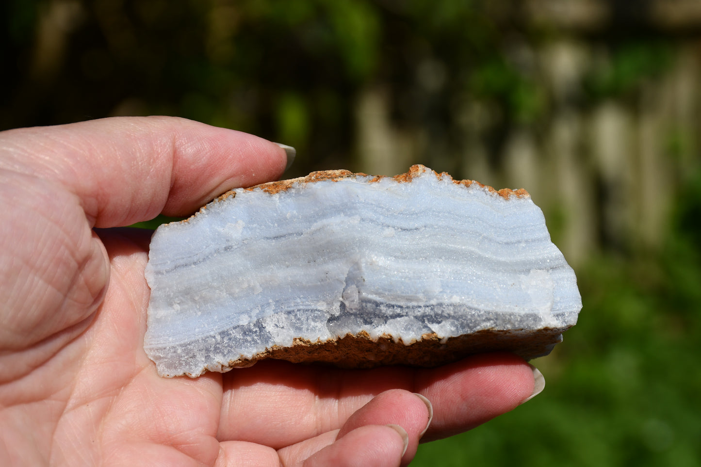 Blue lace agate trio