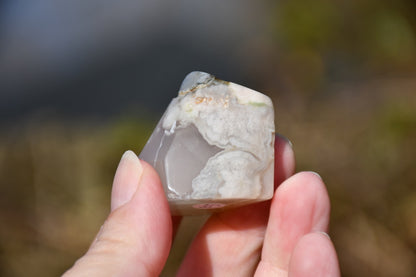 Flower agate freeform