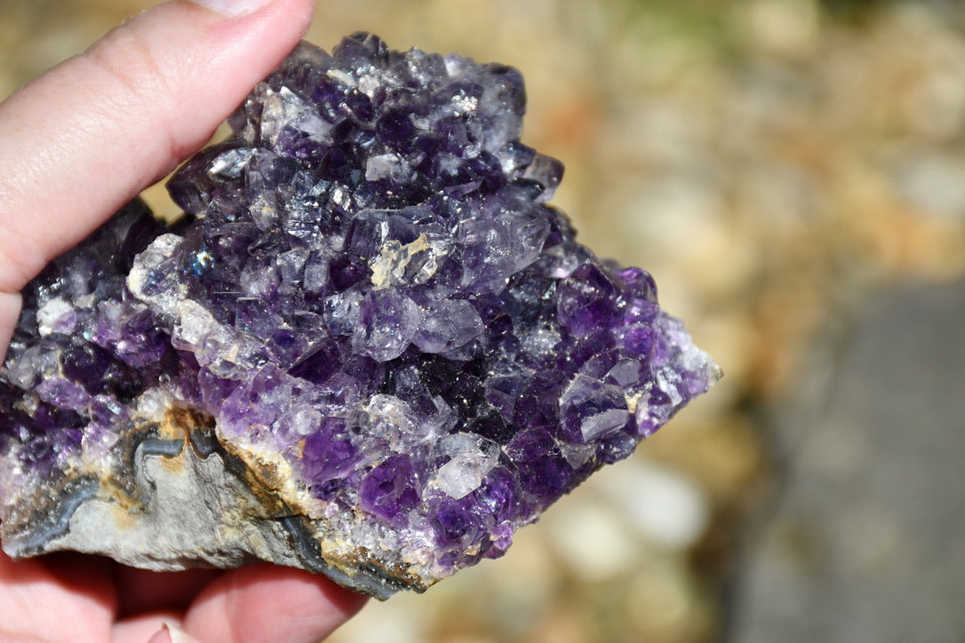 Uruguayan amethyst trio