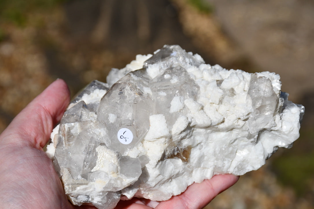 Himalayan "grey" quartz cluster
