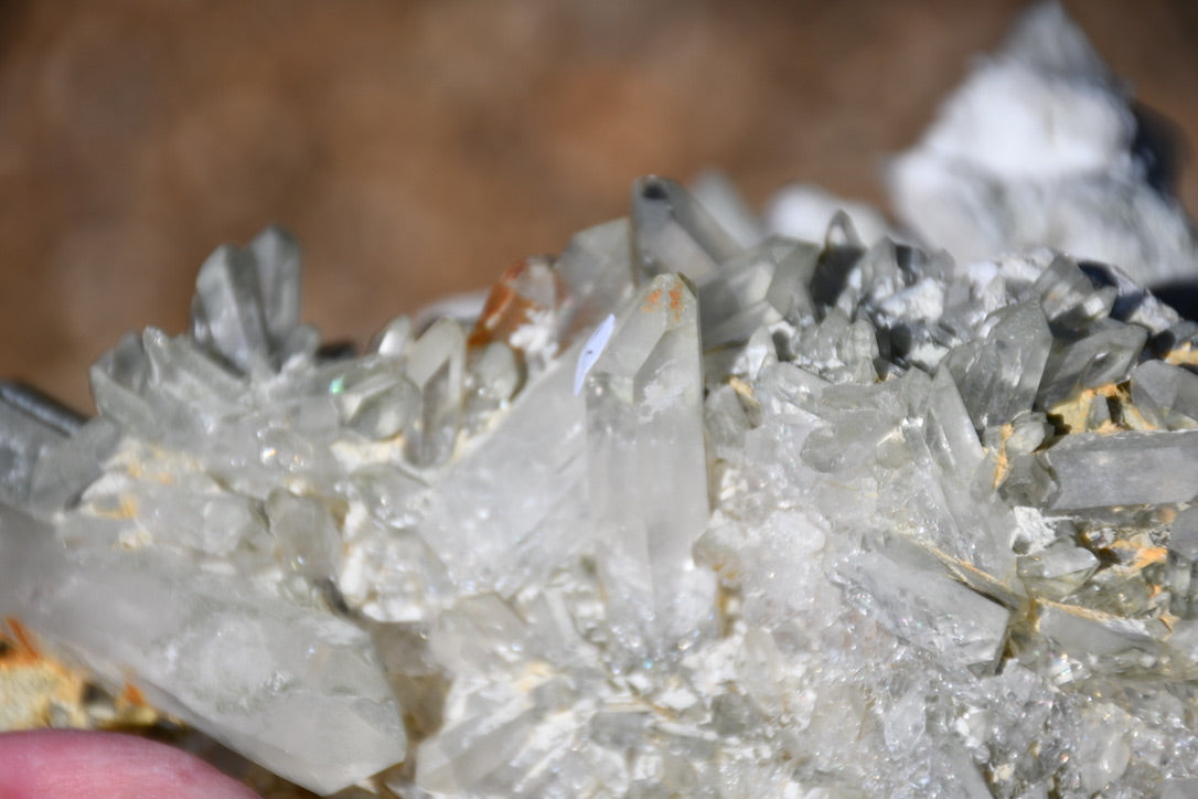 Himalayan quartz with chlorite cluster