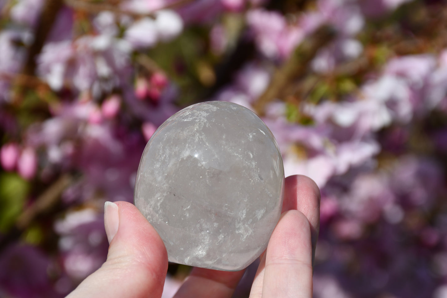 Clear quartz skull