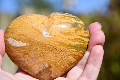 Ocean jasper heart